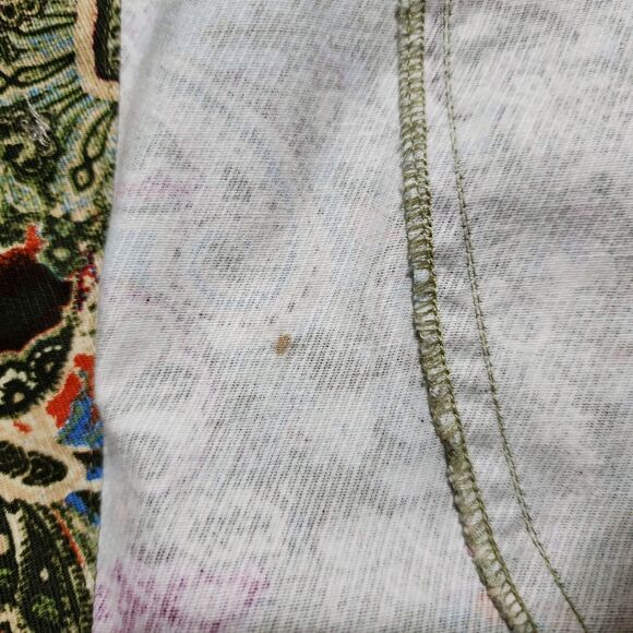 Christopher & Banks Womens Button-Up Jacket Colorful Stretch Lightweight Size M - Picture 8 of 8